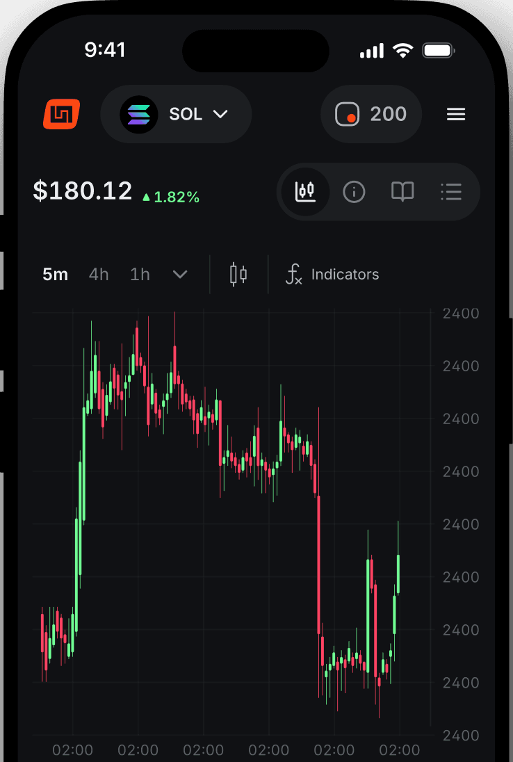 Infinex Pro on mobile